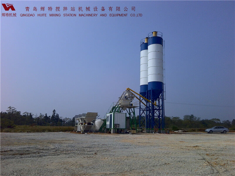 攪拌站HZS35易損件少，維護簡單，運行費用低