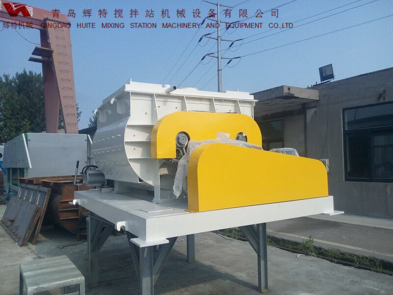 JS750攪拌臂采用偏心式設(shè)計，延長使用壽命，青島輝特機械