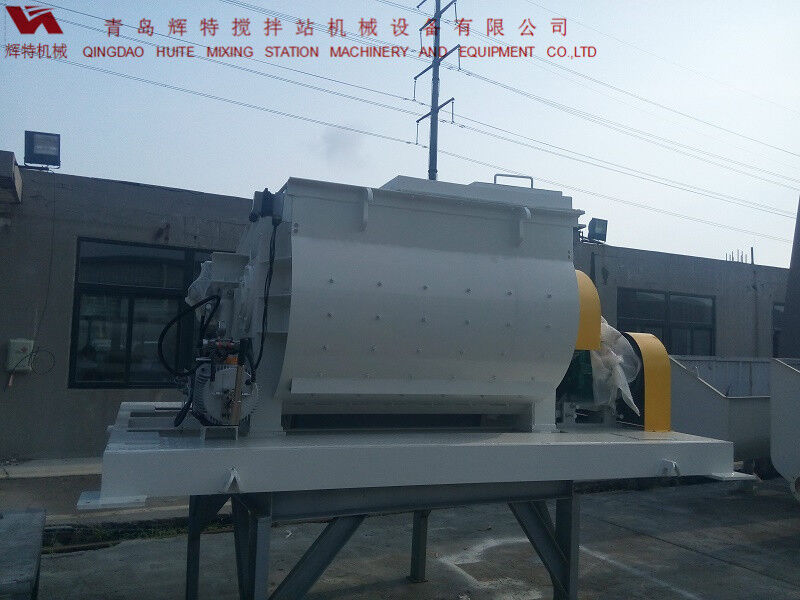 JS750攪拌臂采用偏心式設(shè)計，延長使用壽命，青島輝特機械