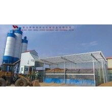 輝特攪拌站HZS75可根據客戶需要配置粉料倉集中除塵系統