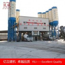 雙主機連體混凝土攪拌站2HZS180，大型攪拌站